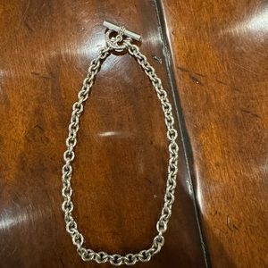 Slane & Slane Sterling Silver Chain Link Toggle 16.5 “